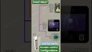 Access Control Wiring Demo | Biometric Door Lock System Installation Guide