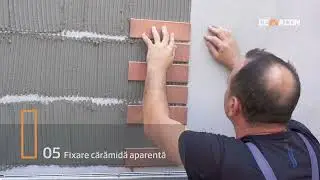 Ghid montaj cărămidă aparentă CEMACON pentru perete tencuit fără termoizolare