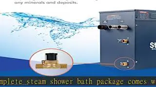 SteamSpa Executive 12 KW QuickStart Acu-Steam Bath Generator Package with Built-in Auto Drain in Ma