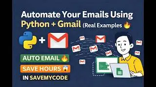 Sending EMAILS with PYTHON: 5 min tutorial (Real Examples) #automation  #education