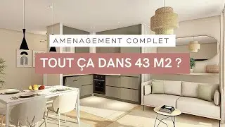 Am&eacute;nagement complet d&rsquo;un appartement de 43 m&sup2; &ndash; Tout est pens&eacute; !