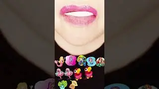 ASMR Edible Wafer Paper Cake Topper Eating Sounds #chewchewasmr575