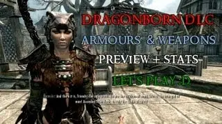 Skyrim Dragonborn DLC Armour and Weapons preview
