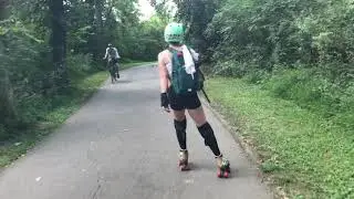 14 minutes and 4 seconds of trail skating only