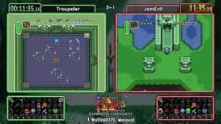 Troupster vs JamEvil. ALTTPR Tournament Spring 2018