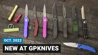 New at GPKNIVES | October 7, 2022 | Microtech, ZT, Protech, and More!