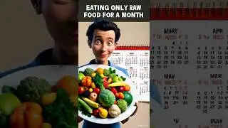 What Happens If You Eat Only Raw Food for 30 Days? #shorts