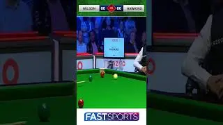 Wilson&rsquo;s Perfect Cue Action vs Hawkins! 🎯 | Fast Sports #snooker