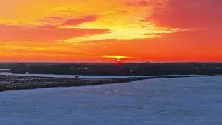 Sunrise Jan 7 2026 7:50AM HD Short Version #drone #winter #relaxing #asmr