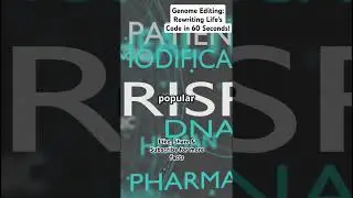 Genome Editing: Rewriting Life's Code in 60 Seconds! #facts #science #genemodification