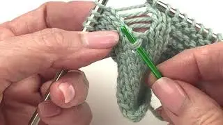 Fixing A Dropped Stitch in Stockinette Stitch