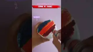 Espuma m&aacute;gica 🌈Experimento divertido 🙃