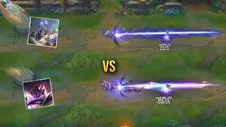 Corrupted Petricite Xerath vs Crystalis Indomitus Xerath - Skin Comparison - League of Legends
