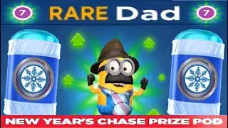 Minion Rush Costume DAD Level Up 7 New YEARS CHASE PRIZE POD gameplay walkthrough ios & android