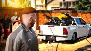 GTA V - VIDA REAL | FUI BUSCAR MINHA MOTO NA FAVELA DO BALA BALA . #713