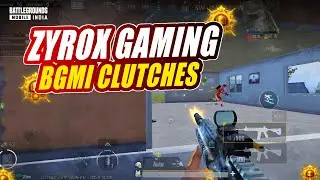 🔥 ZYROX GAMING BGMI GOD MOVEMENT | 1v2 &bull; 1v3 &bull; 1v4 Clutch Highlights | Full Rush Gameplay 🔥