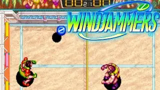 WINDJAMMERS (Arcade) Gameplay Walkthrough Longplay