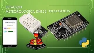 ✅Curso ESP32 parte 20: Estación meteorológica DHT22 (MicroPython) web server