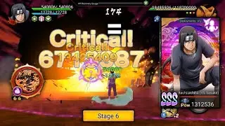 AOM #24 - Complete Stage 5 Giant Boss With Itachi (vs Sasuke) || NxB NV