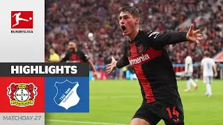 Another CRAZY Leverkusen Comeback! | Leverkusen - Hoffenheim 2-1 | Highlights | MD 27 &ndash; BL 23/24