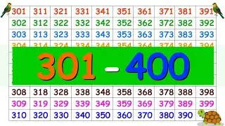 Number Words | 301-400 | Count 301 to 400 | 1-1000 part4 | Varun biwanl | 301-400 गिनती