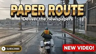 GTA Online - Paper Route Odd Job 😎🗞️ #gta #gtaonline #gaming #rockstargames 