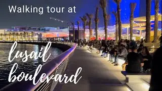 Walking around in Lusail boulevard @ QIFF 2023 | Doha | Qatar