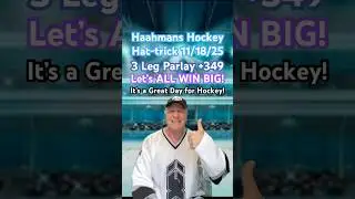 NHL Predictions Today 11/18/25 It&rsquo;s a Great Day for Hockey #nhlbets #nhlpredictions #nhlparlay #nhl