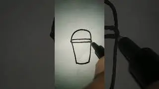 How to draw a soft drink glass 🥤😋#softdrink #glass #drinks #drinking #viral #viralshort #shorts