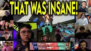 Valorant Streamers Reacts To BBL Loita HITTING A CRAZY 1v4 CLUTCH Against Gentle Mates In VCT