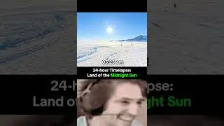 24 Hours in Antarctica &ndash; The Midnight Sun Timelapse! ❄️🌞 #ytshorts