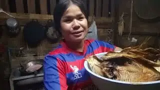 รับทิมงานลงจากป่า//แม่น้องมิวหากินแบบสิถีลาว//
