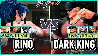 KOF XV 🔥 Rino (Leona/O.Yashiro/Ash) vs Dark King (Clark/Rugal/O.Yashiro)