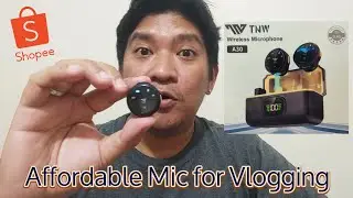 TNW A30 Wireless Lavalier Microphone for Vlogging Sound Test