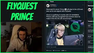 Caedrel Reacts To PRINCE Joining FlyQuest