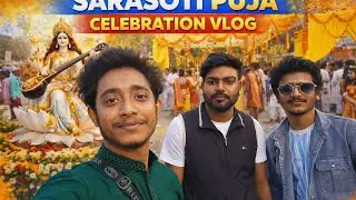সরস্বতী পুজো Vlog | Pujo Vibes | Bengali #ytshorts #youtubeshort #explore #blogger #saraswatipuja