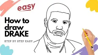 How to draw Drake | Kitz Drawing