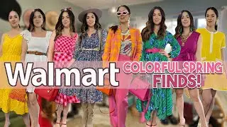 HUGE Walmart Spring Fashion Try On Haul...Bring on the COLOR!