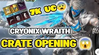😱Unluckiest Crate opening 😨 || Cryonix wraith Crate Opening Bgmi🔥|| #bgmi 