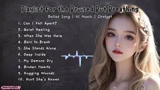 Playlist for the Bruised But Breathing | Ballad Song  | AI Music |  Chatgpt | English Song