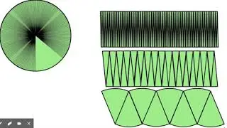 &Aacute;rea do Circulo - Origem do &pi;r&sup2; (pi)