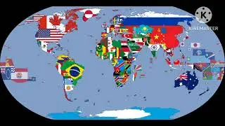 Flag Map of the World (2000-2030)