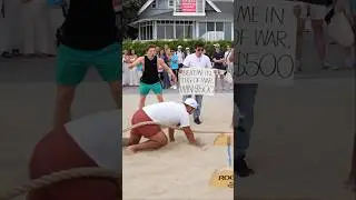 Beat the Worlds Strongest Man in Tug of War, Win $500