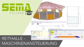 Konstruktion Reithalle mit Maschinenansteuerung