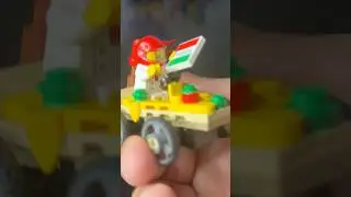 LEGO City 60458 Pizza Race Car Build