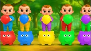 Color ball Finger Family & Itsy bitsy spider + more |  Nursery Rhymes & Kids Songs