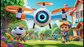 Toy drones go buzz buzz buzz | English Nursery Rhyme | Kids Songs | Baby Music