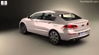 Qoros 3 sedan 2016 3D model by 3DModels.org