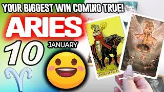 Aries ♈😳YOUR BIGGEST WIN COMING TRUE!🙌💸 horoscope for today JANUARY 10 2026 ♈ #aries tarot JANUARY