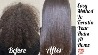 keune sleek and shine rebounding || step by step method || rebounding at home must watch beginners